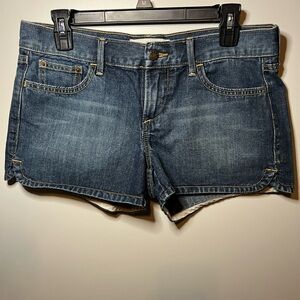 Source Unknown Dark Blue Denim Jean Shorts